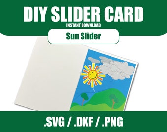 Sun Slider Mechanical Card SVG