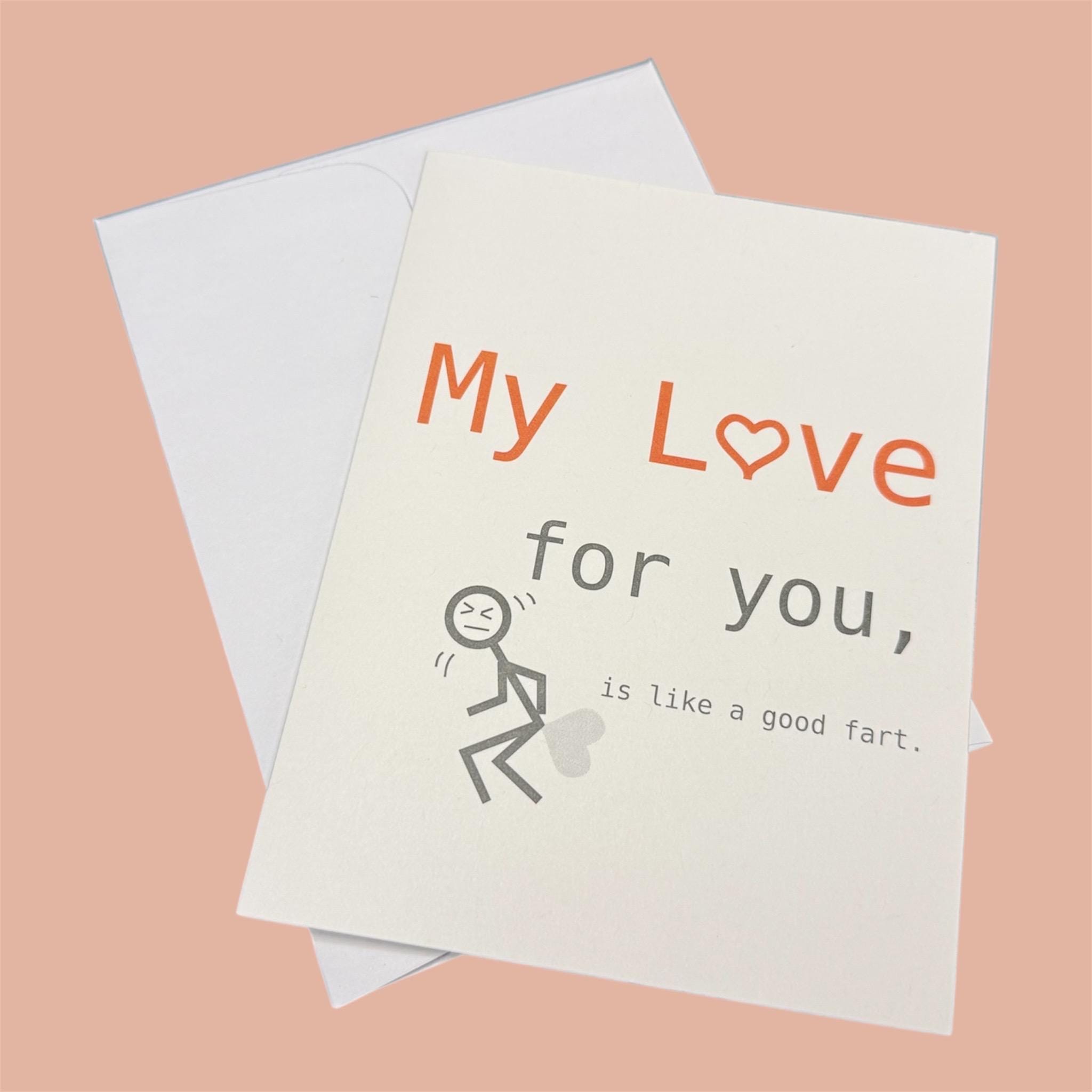 Carte « Thinking Of You » (#4) - Carte Humoristique « Thinking Of You » Pour Homme Et Femme - Carte De Préoccupation Pour Voisins, Cadeau Humoristique