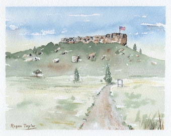 Castle Rock, Colorado, In The Summer