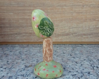 Miniature Pottery Tree, Fairy Garden Tree, Ceramic Miniature Tree