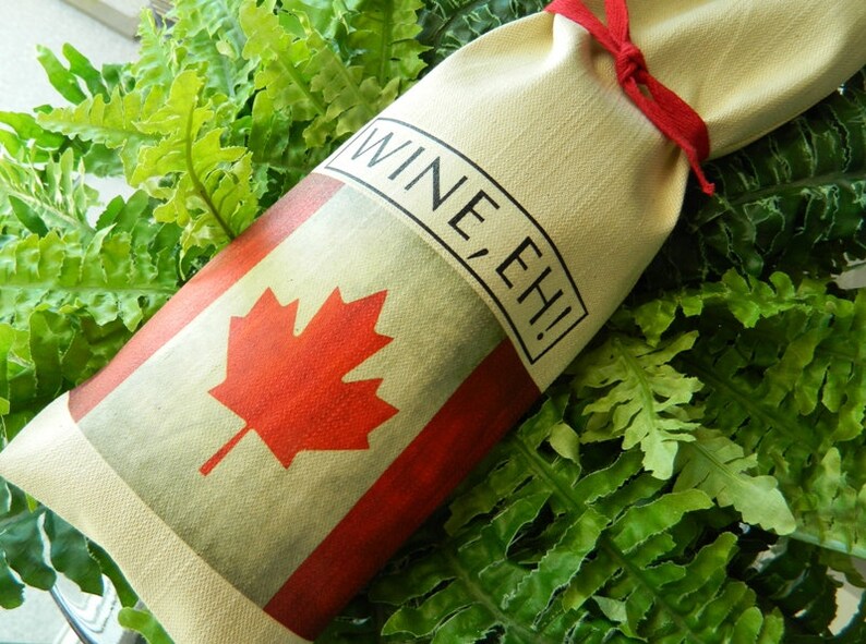 Canada Wine Gift Canadian Wine EH MADE in CANADA Flag Oh Etsy