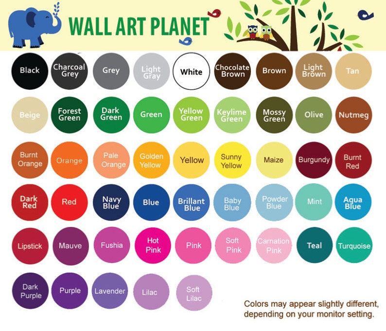 Jungle Tree Wall Decal REUSABLE Fabric Wall Decal Eco-friendly Pvc Free 804