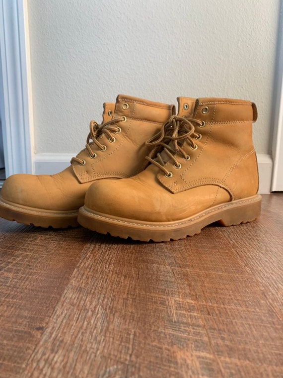 Vintage Leather Land Rover Tan Boots Men’s 9