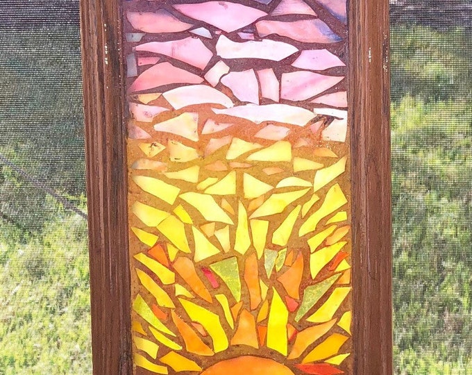 Stained Glass Window Art Glass Panel Stained Glass Mosaic Etsy