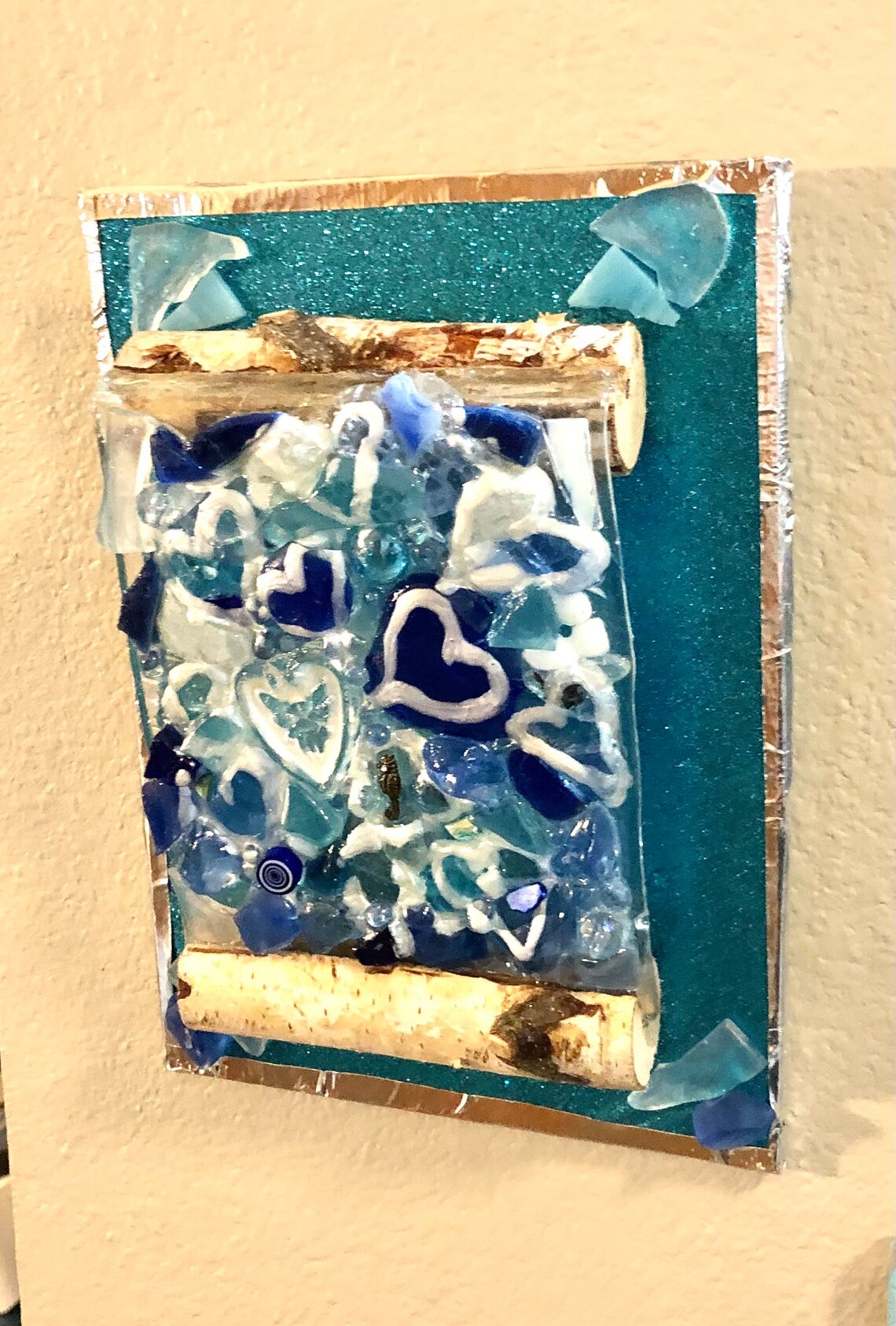 Kiln Fused Glass Wall Art stained glass stain glass glass Etsy