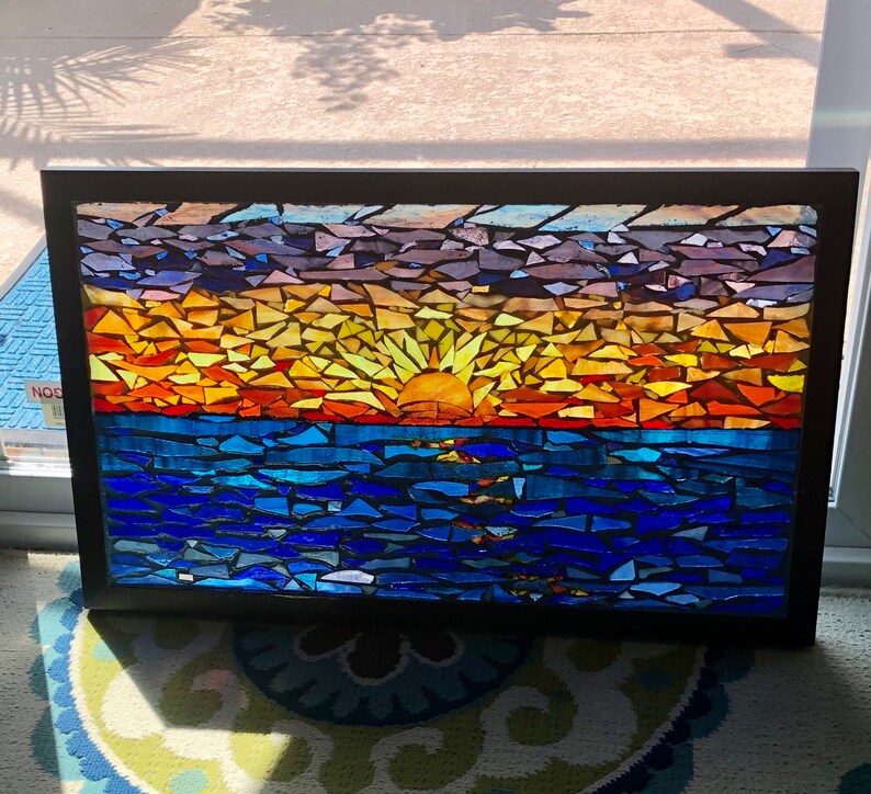 Beach Stained Glass Windows