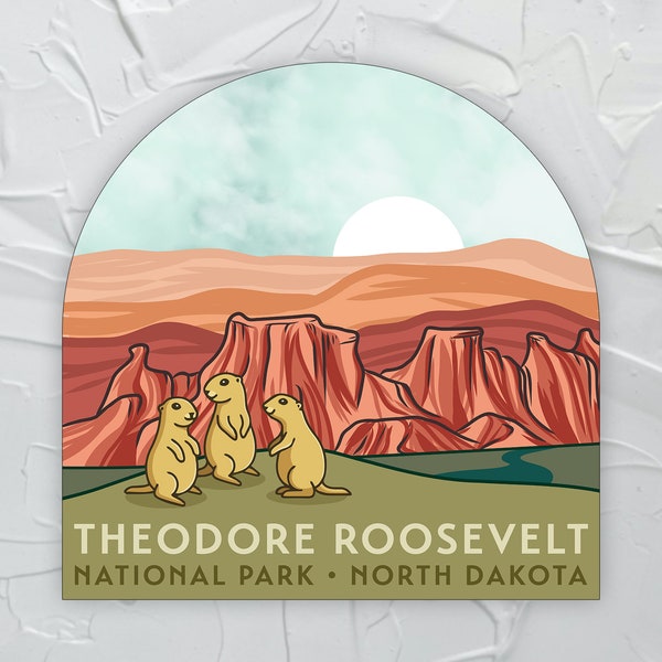 Theodore Roosevelt National Park Magnet: US National Park Magnet