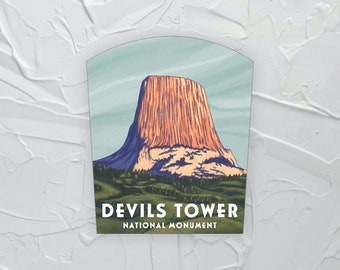 Devil's Tower National Monument Magnet: US National Park Magnet