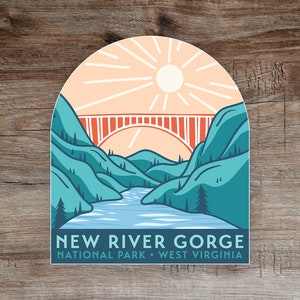 New River Gorge National Park Sticker: National Park Decal