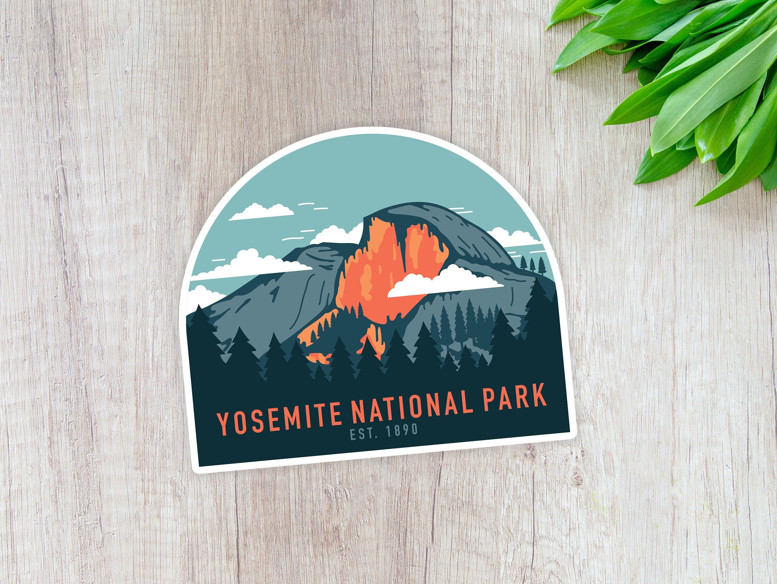 Yosemite National Park Sticker US National Park Decal Etsy