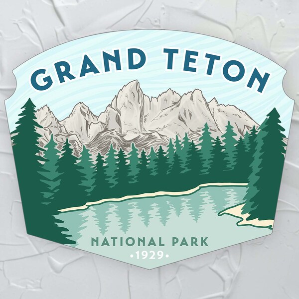 Grand Teton National Park Magnet: US National Park Magnet