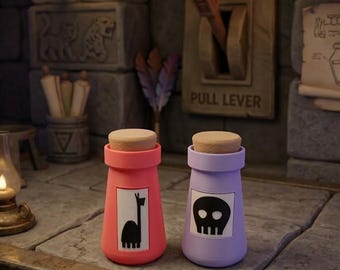 Emperor’s New Groove Poison Clicker Fidget – Kuzco Inspired Desk Toy – Funny Cartoon Potion Clicker – Stress Relief Desk Fidget