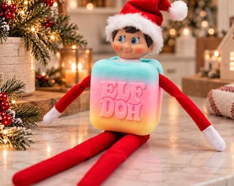 ElfDoh Costume for Christmas Elf, 3D Printed Elf Outfit, Funny Elf Gift, Squishy Inspired Costume, Christmas Elf Accessory