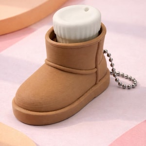 UGG Boot Inspired Fidget Clicker | Desk Stress Relief, Keychain Option