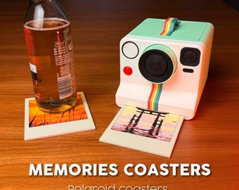 3D Printed Polaroid Coaster Dispenser | Camera Holder, Bottle Opener, Storage