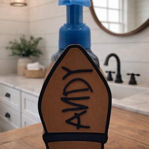 Toy Inspired Boot Soap Holder | Kids Bathroom Decor | Foaming Soap Dispenser Stand | Fun Bathroom Accessory for Kids