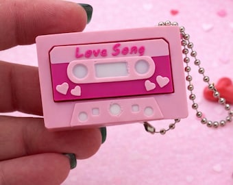 Valentine Cassette Fidget Clicker | Sensory Keychain