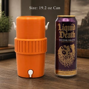 College Football Can Cooler | 37 Team Options | 3D Printed Drink Holder | Fits Standard 12 oz Cans | Tailgate Gift | Football Fan Gift 19.2 oz Can
