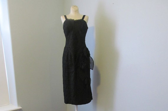 black lace pin up dress Kiyonna Women's Pin Up Boudoir Sleeveless Lace Cocktail Dress