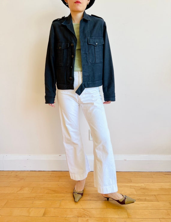 KOZABURO OVERSIZED MOLESKIN JEAN JACKET-