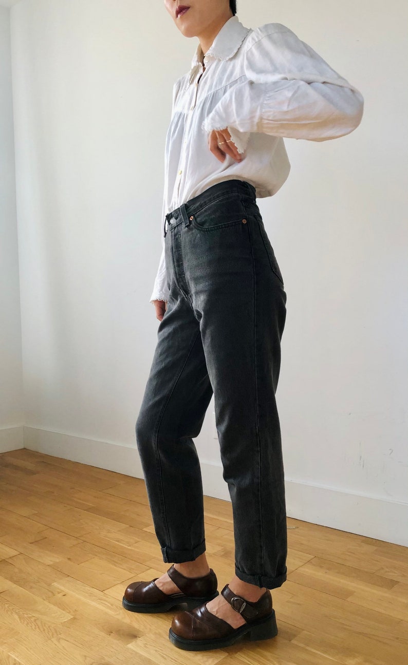dark grey levis