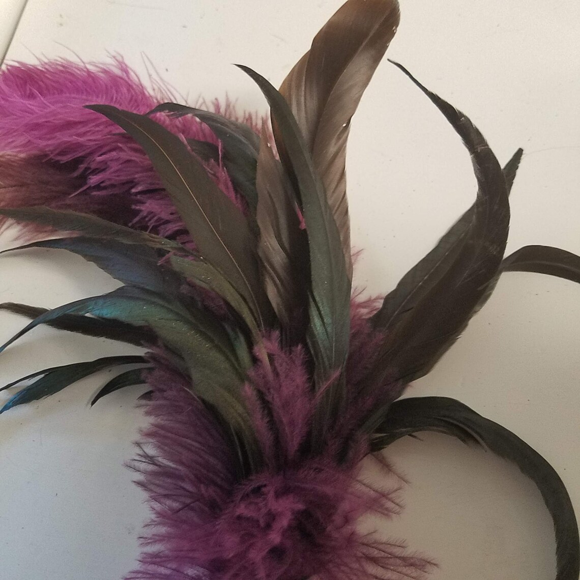 Ostrich FeathersBurgundy Feather DecorFeather Pick for Etsy