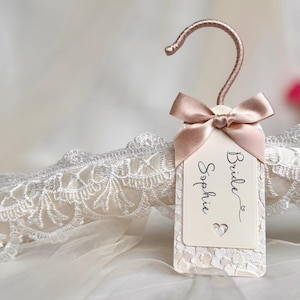 lace wedding hanger
