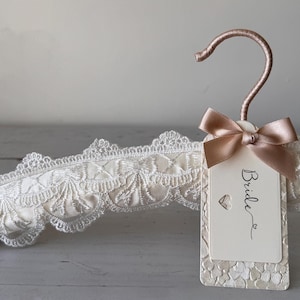 ivory wedding dress hanger