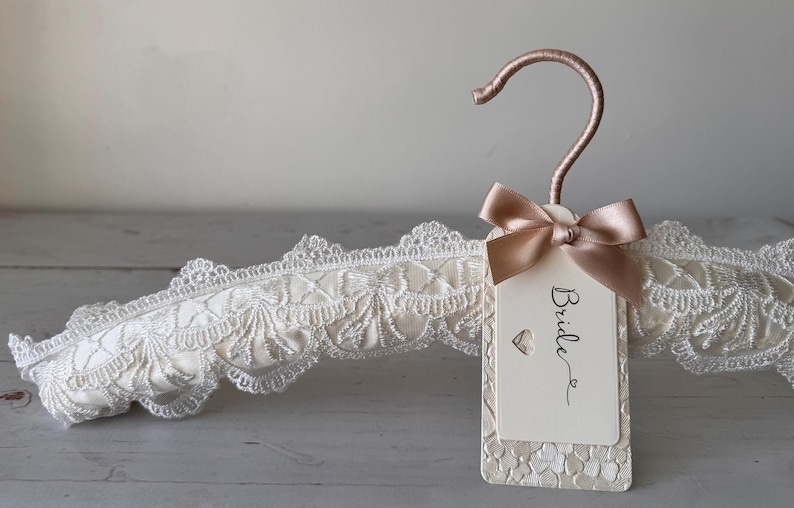 ivory wedding dress hanger