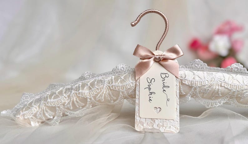 lace wedding hanger