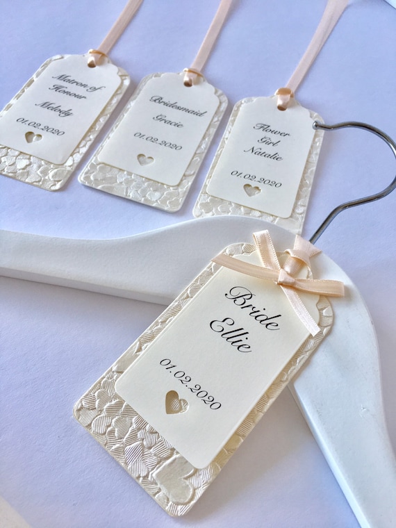 Hand-made Personalized Wedding Tag
