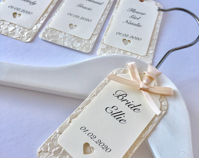 Hand-made Personalized Wedding Tag