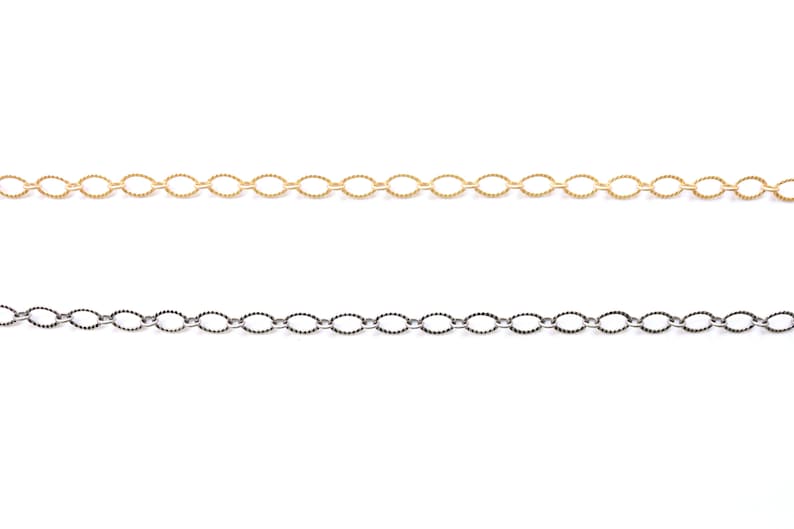 Extender Chain Wholesale Chain Jewelry Finding Oval Link Chain Jewelry Making Bulk Jewelry Making Corrugated Link Chain Bulk Chain