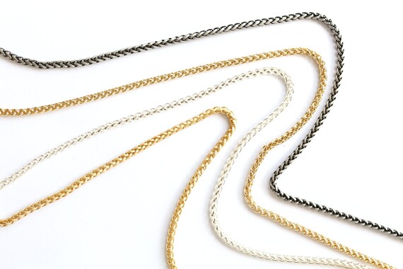 Snake Chain Brass Chain Silver 