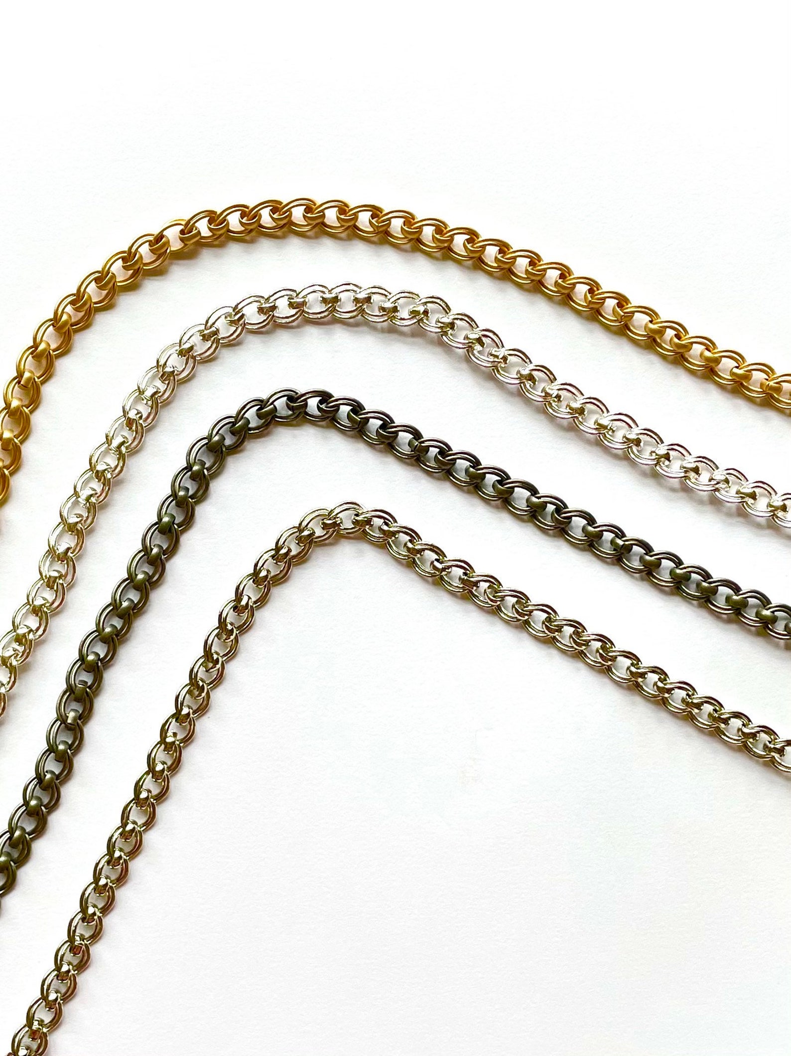 Double Curb Chain Jewelry Making Chain Wholesale Chain Bulk Etsy