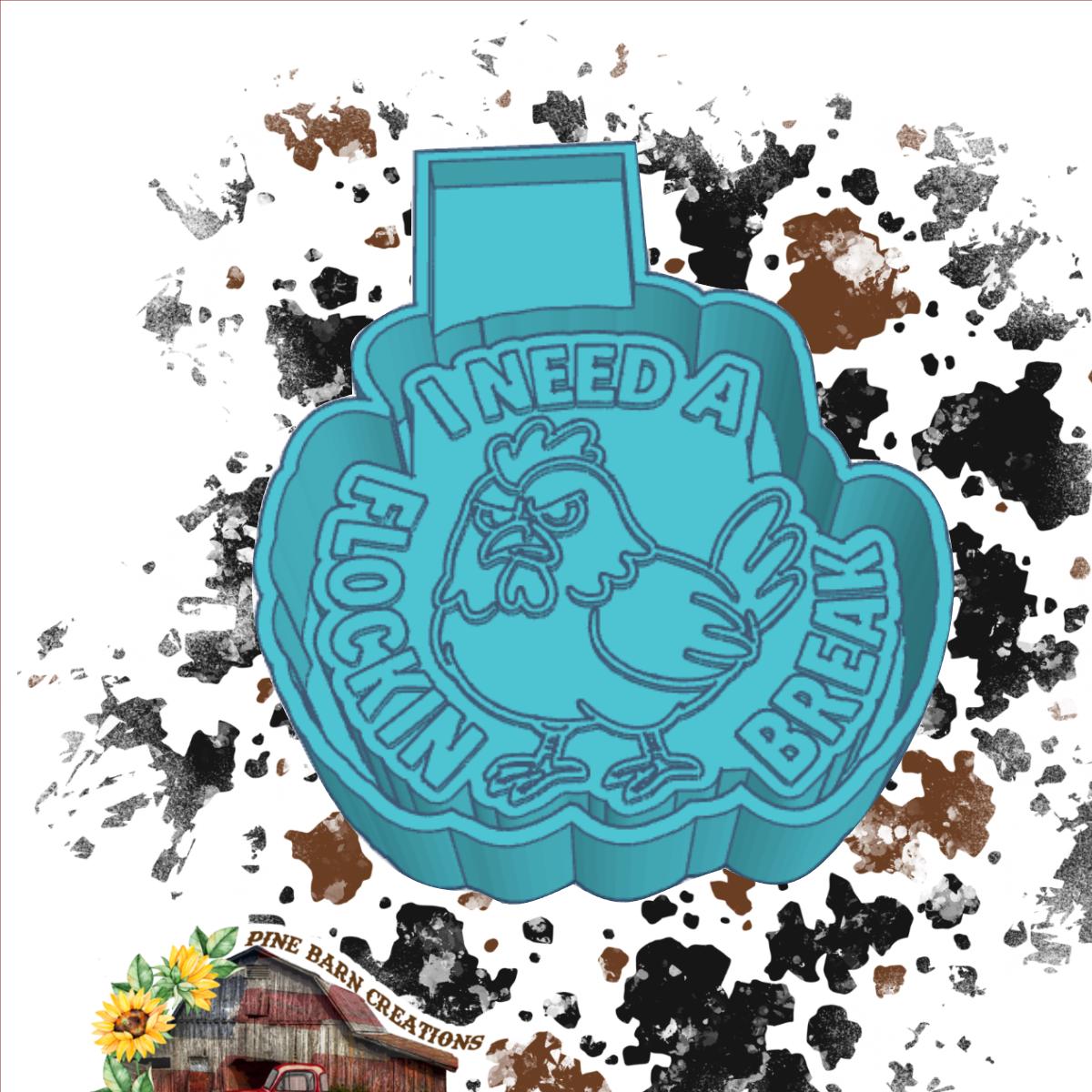 I need a flockin break Freshie mold housing stl