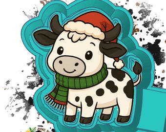 Christmas Cow Freshie Mold STL file