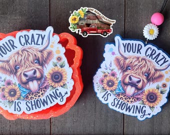 Your crazy is showing cardstock freshie mold