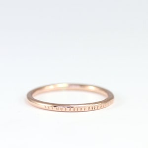 Stacking Ring - Rose Gold Stack Ring - Sterling Silver Ring - Dainty Ring - Minimalist Ring - Midi Ring - Thumb Ring - 14K Gold Filled Ring