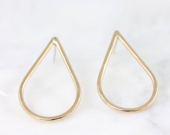 Orecchini a perno a forma di goccia - Orecchini a goccia in argento - Oro - Orecchini a goccia - Orecchini a goccia in oro - Orecchini a goccia in argento