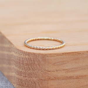 Twisted  Ring - Sterling Silver Ring - Silver Stacking Ring - Tiny Silver Ring - Midi Ring - Silver Stack Ring - Rings for Women