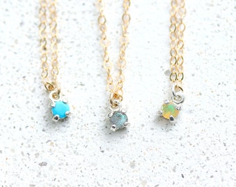 Dainty Gem Necklace