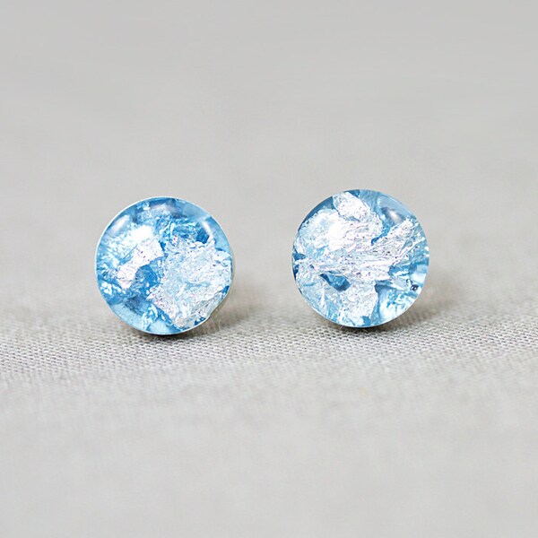 Resin Stud Earrings Etsy