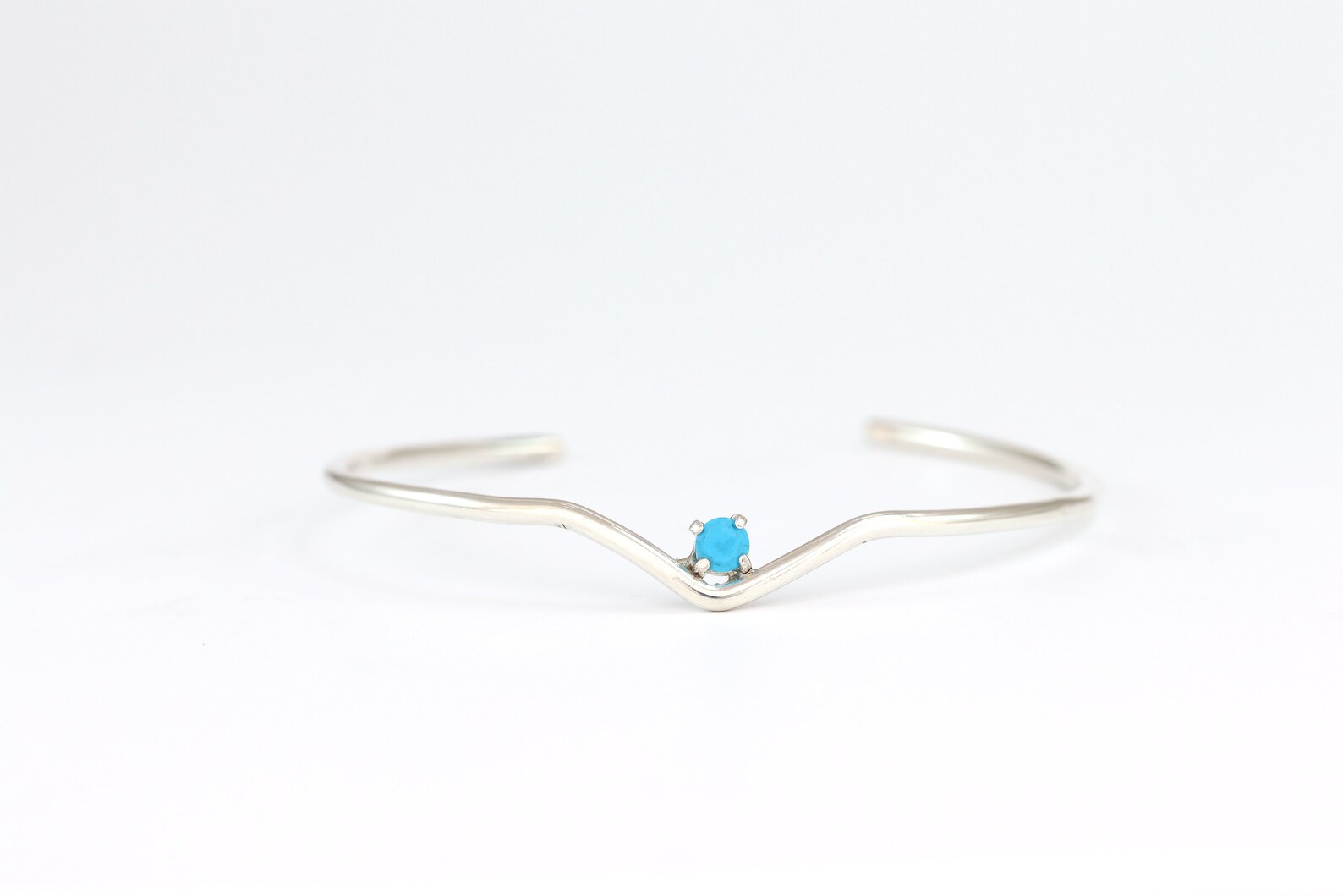 Chevron Gem Cuff Opal Bracelet Cuff 14K Gold Filled Cuff Etsy