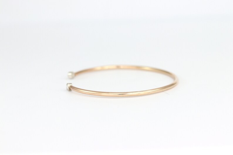 Cuff Bangle with Dot Accents