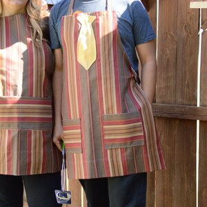 Striped Full Apron image 1