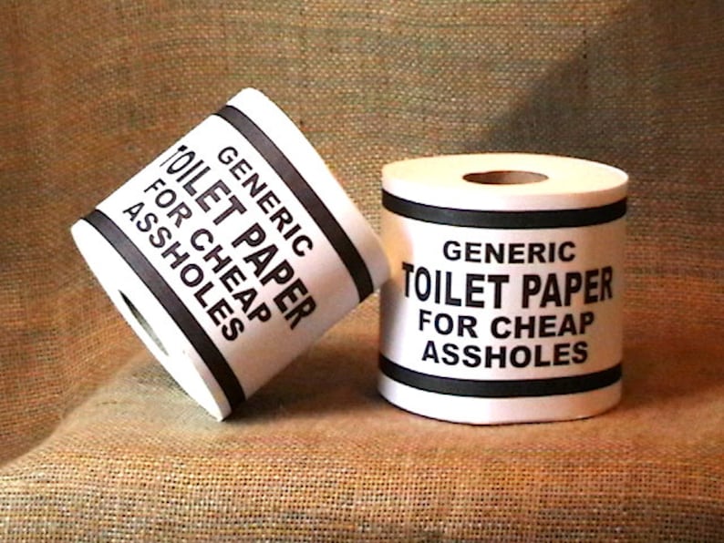 Generic Toilet Paper for Cheap People Wrapper PDF Download Etsy