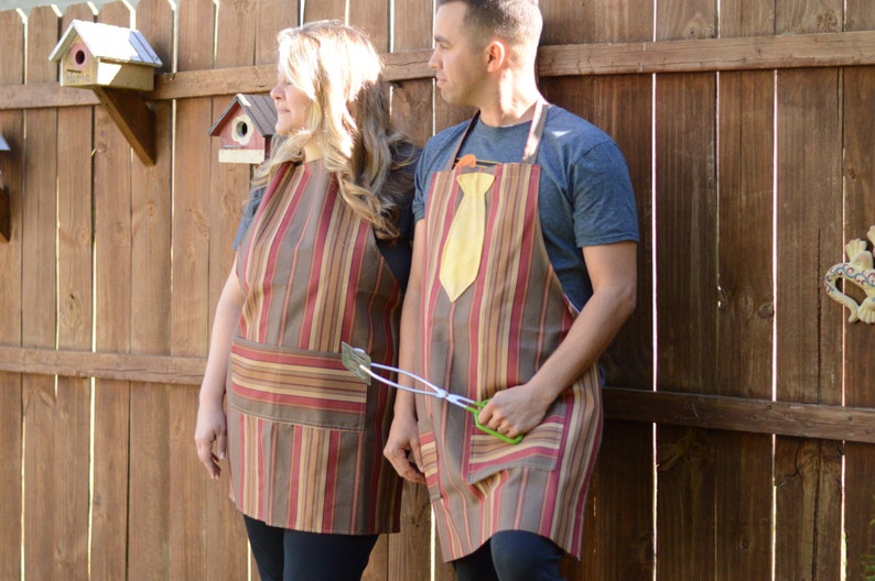 Striped Full Apron image 3