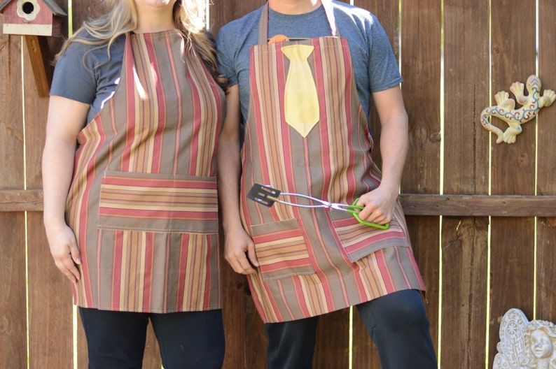 Striped Full Apron image 2