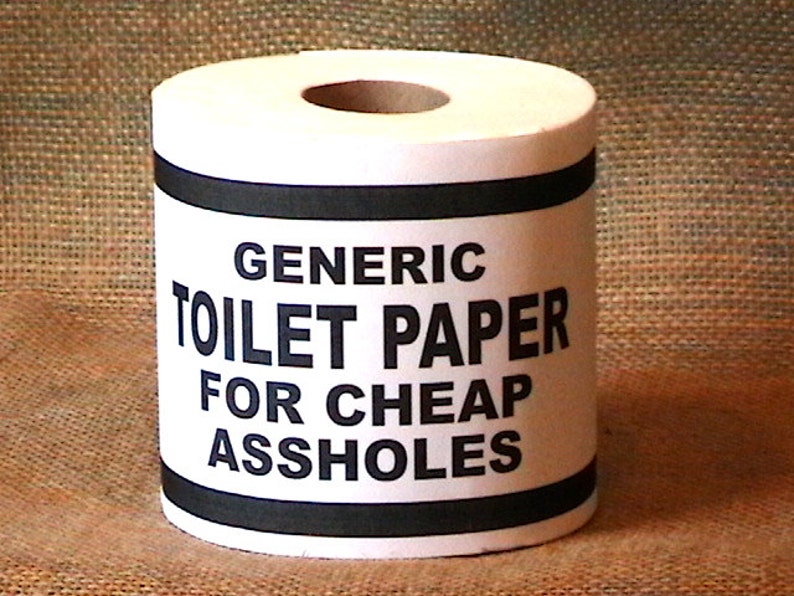 Generic Toilet Paper for Cheap People Wrapper PDF Download Etsy
